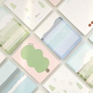 다이어리꾸미기 찰리파파 감성 떡메모지 VER.2 / 점착메모지 6종