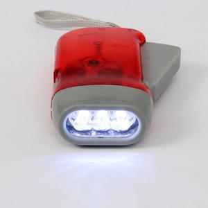 LED 자가발전 비상용 손전등 3colors