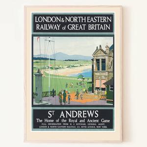 빈티지 골프 포스터 유럽풍 그림 액자