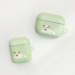 하얀 소 하드 에어팟 케이스 1,2세대 / 프로