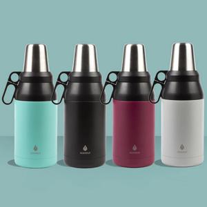 24시간 시원한 스텐 보냉병 스택그라울러 보온보냉병 1.9L 스텐컵 4P