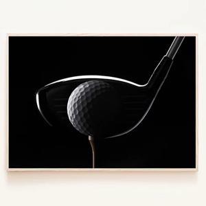 모던 골프 사진 블랙 인테리어 액자