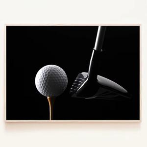 골프공 드라이버 샷 인테리어 사진 액자
