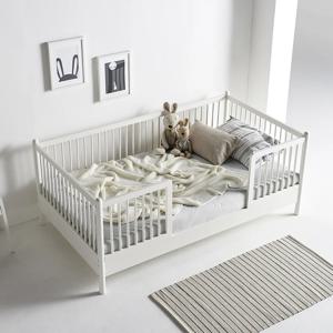 일라 원목 안전 가드 침대프레임(슈퍼싱글/화이트)