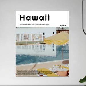 hawaii 캔버스액자