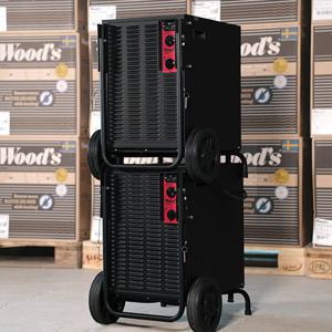 스웨덴 친환경 제습기 우즈 WCD4PRO 반타블랙 70평형2단셋트(사업장)