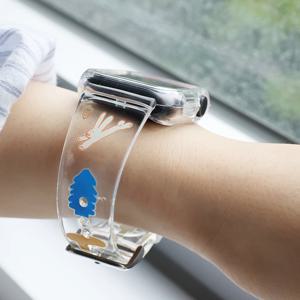 Romane 애플워치 클리어 스트랩 for 38-40mm_포레스트