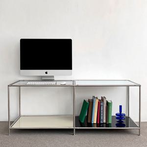 스테인레스 모듈 가구 와이드 2단 선반 (TV 다이)