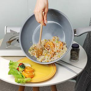 독일 오스벨 인덕션 세라믹 플러스 궁중팬 웍 볶음 중식 후라이팬 28cm