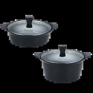 IH  통주물 세라믹 냄비 2종세트 (24전골+24곰솥)