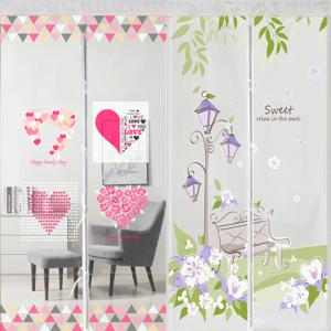 EVA 방풍비닐 현관 방문 디자인 외풍 바람막이 우풍 뽁뽁이 에어캡