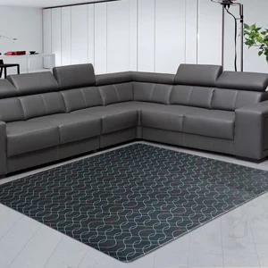 다용도홈매트 12T 곡선 차콜 3size / PVC 어린이집 거실 층간소음 방지 매트