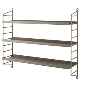 국내발송- String Pocket Metal 스트링 포켓 메탈 선반 taupe/taupe