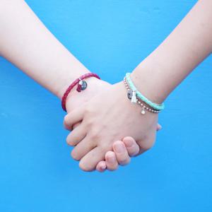 DIY 천연가죽 3미리 4줄꼬기 팔찌만들기 재료