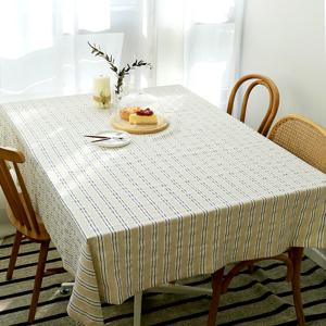 오트밀 스트라이프 린넨 테이블보 (6size)