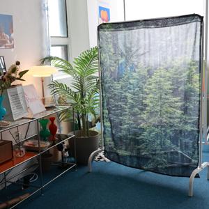 (자체제작)  유럽 여행감성 대형 쉬폰 패브릭 포스터 100x140cm 7타입_에버그린