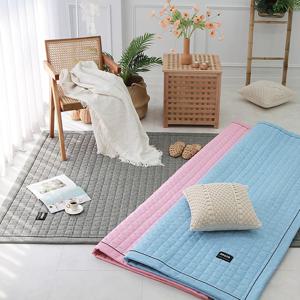 도톰한 두께감 고슬고슬 쾌적한 마 카페트 러그 2size 3 colors