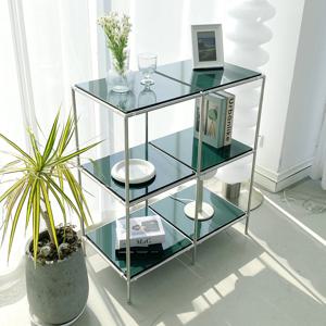 쿠폰가 185,155/ 국내제작! 비아 모듈가구 2X2 UV 선반 수납장 9colors