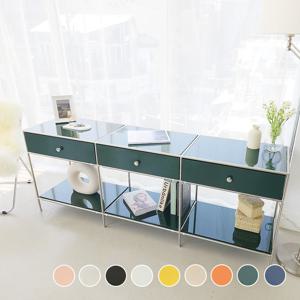 쿠폰가 415,000/ 국내제작! 비아 모듈가구 UV H1800 거실장 9colors