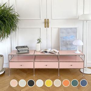 쿠폰가 365,000/ 국내제작! 비아 모듈가구 UV L1800 거실장 9colors