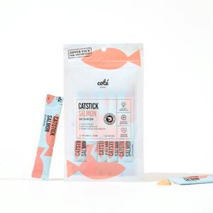 두뇌와 눈에 좋은 저염간식 꼬뜨 캣스틱 연어츄르 60g(12g x 5ea)