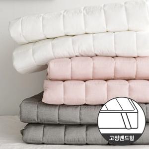 레이디 모달 고정밴드 침대패드(SS/Q) 3colors