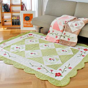 프로다 극세사 퀼팅 러그 앤  침대패드 2size 2color