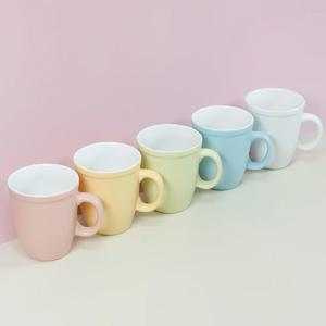 오벌라인 파스텔 무광 머그 400ml