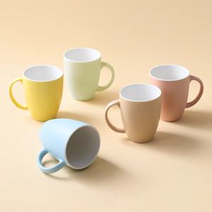 오벌 파스텔 무광 머그 350ml