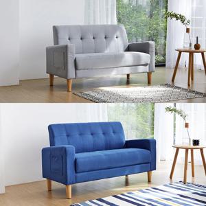 쿠폰가 99,000원 / 메리 패브릭 2인용 소파