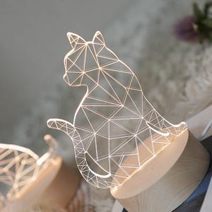 고양이 3D 무드등 5W (A타입)