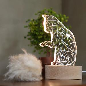 고양이 3D 무드등 5W (B타입)