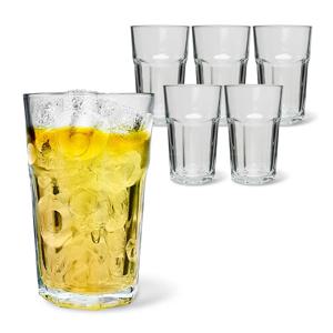 팔각 텀블러 아라스 300ml 유리컵 6P 세트
