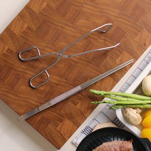 코첸 스텐 주방집게 가위 삼각 고기 집게 중+요리핀셋