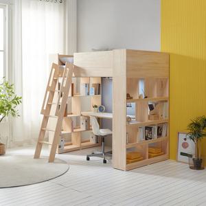 피톤치드 편백나무 원목 2층 벙커침대