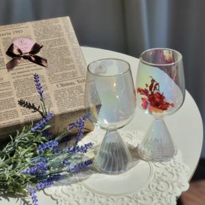2p Set 프릴드레스 오로라 와인잔 선물세트 390ml