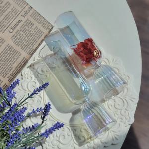 (선물포장)(2p Set) 프릴드레스 오로라 샴페인잔 선물세트 200ml