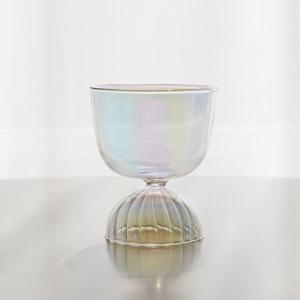 홀로그램 오로라 티니 와인잔 요거트볼 300ml