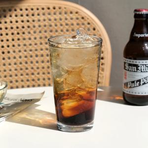 1+1  아메리칸 유리컵 맥주잔 아이스잔 카페컵 480ml