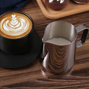 도모 스테인레스 스팀 피쳐 밀크 저그 라떼아트 커피용품 600ml