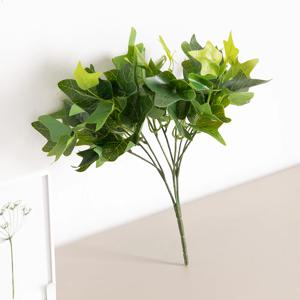 아이비 조화 녹색 식물 풍성한 심플 부쉬 32cm 조경 인테리어 장식