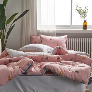 테디베어 세미 싱글 차렵이불 세트_2colors/1Size