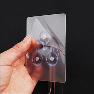 3구 말굽 매직 스티커  무타공 도어스토퍼 접착 부속