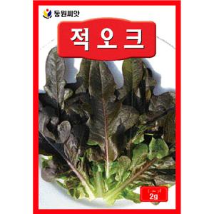 적오크씨앗 2g 상추씨앗
