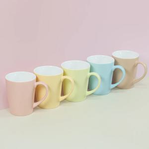 [리퍼] 브이 파스텔 무광 머그컵 350ml