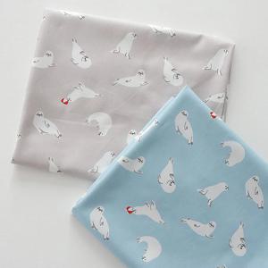 면20수평직 애니멀프린트 물개 원단 가방안감 천 패브릭 여름원피스 바지만들기-베이비씰 2종