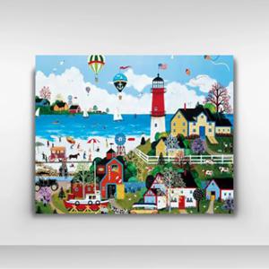 DIY 쉬운 명화그리기 유화세트 A-197 항구도시 중형 40x50