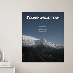 starry night sky 캔버스액자