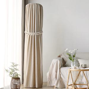 비침없는 린넨 3중직 스탠드형 에어컨커버 2type