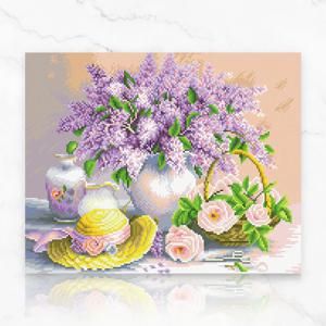 DIY 캔버스형 보석십자수 소녀의 꿈 40X50cm